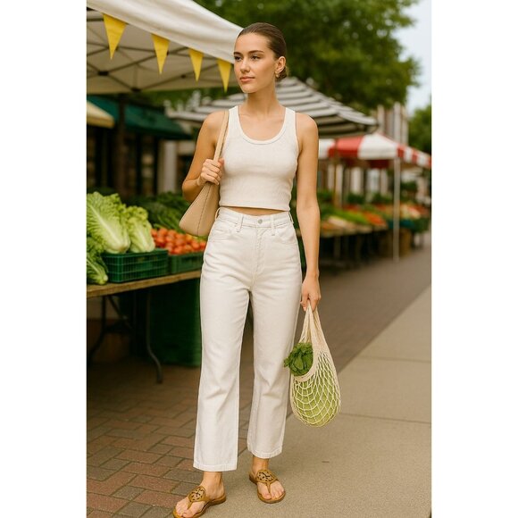 Tory Burch Women Miller Patent Leather Sandal 7.5 Best Seller Chic Minimalist - Picture 2 of 12